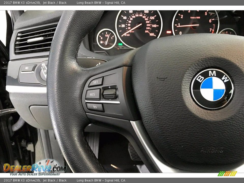 2017 BMW X3 sDrive28i Jet Black / Black Photo #18