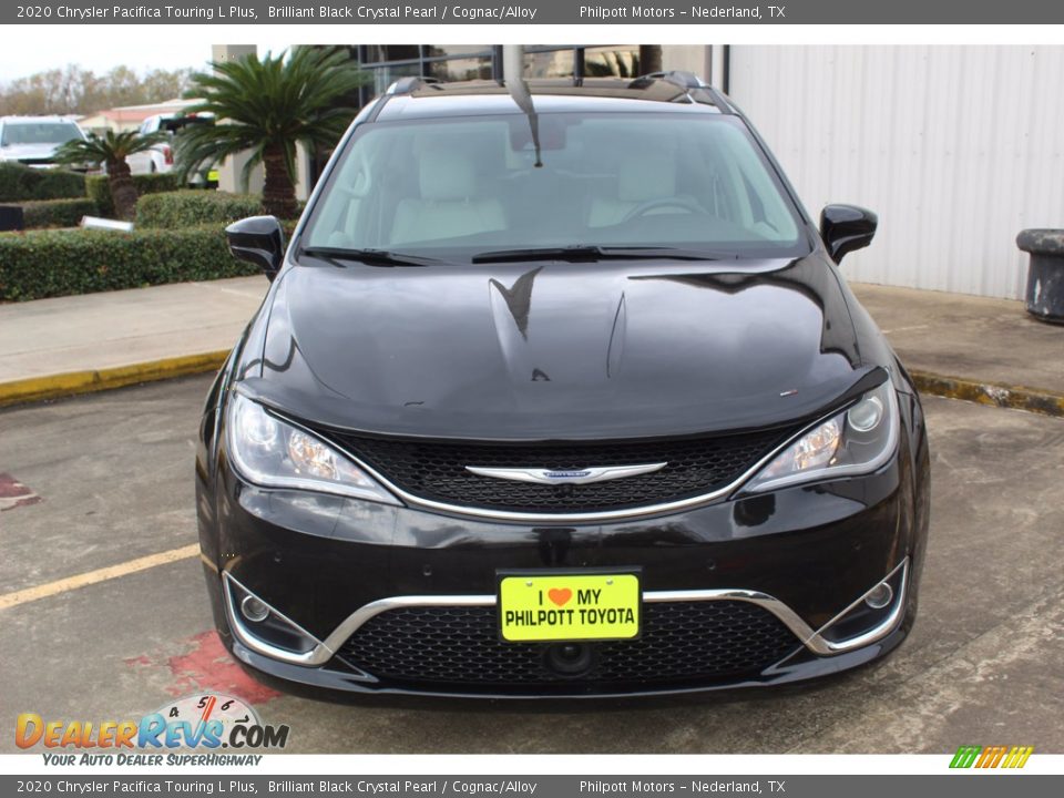 2020 Chrysler Pacifica Touring L Plus Brilliant Black Crystal Pearl / Cognac/Alloy Photo #3