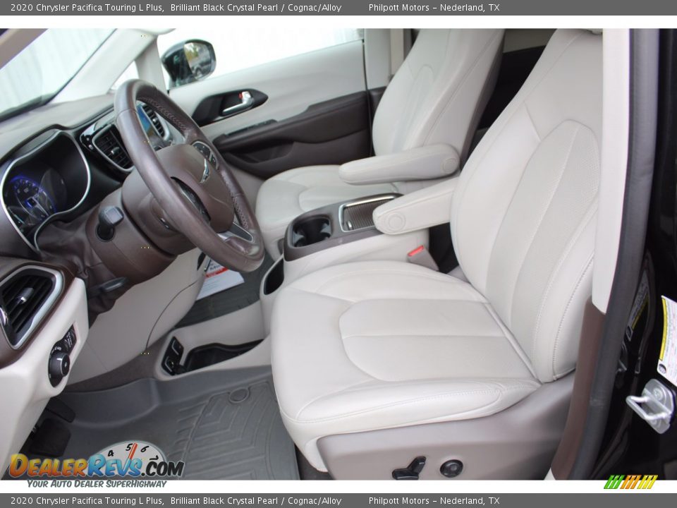 2020 Chrysler Pacifica Touring L Plus Brilliant Black Crystal Pearl / Cognac/Alloy Photo #11