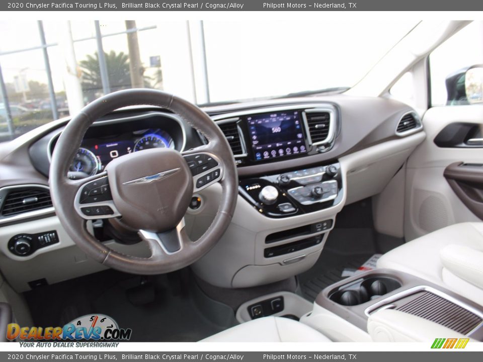 2020 Chrysler Pacifica Touring L Plus Brilliant Black Crystal Pearl / Cognac/Alloy Photo #21