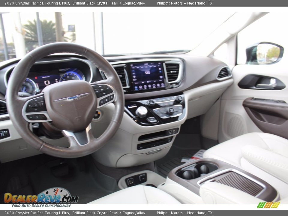 2020 Chrysler Pacifica Touring L Plus Brilliant Black Crystal Pearl / Cognac/Alloy Photo #25