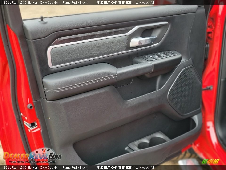 2021 Ram 1500 Big Horn Crew Cab 4x4 Flame Red / Black Photo #8