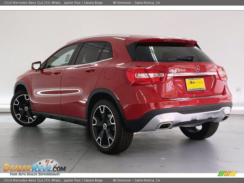 2019 Mercedes-Benz GLA 250 4Matic Jupiter Red / Sahara Beige Photo #2