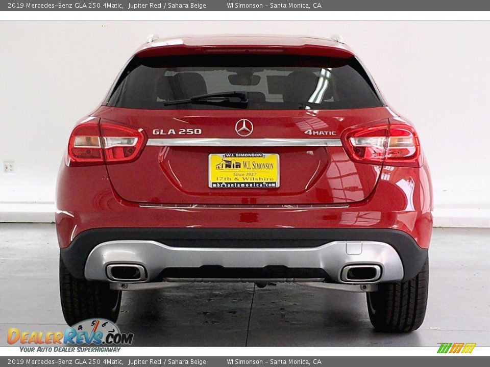 2019 Mercedes-Benz GLA 250 4Matic Jupiter Red / Sahara Beige Photo #3