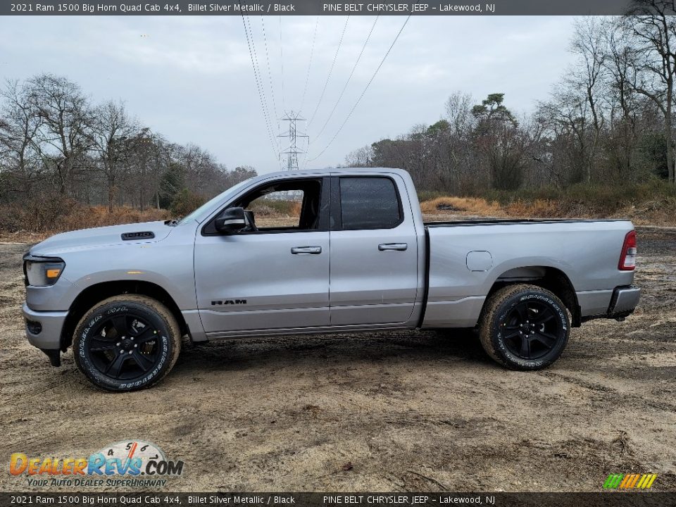 Billet Silver Metallic 2021 Ram 1500 Big Horn Quad Cab 4x4 Photo #4