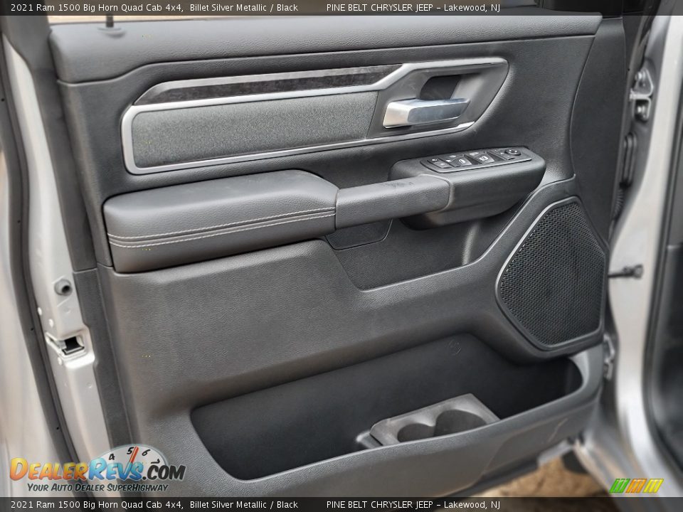 2021 Ram 1500 Big Horn Quad Cab 4x4 Billet Silver Metallic / Black Photo #12
