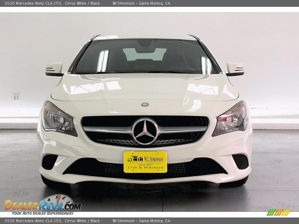 2016 Mercedes-Benz CLA 250 Cirrus White / Black Photo #2