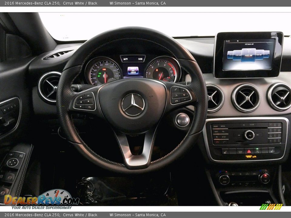 2016 Mercedes-Benz CLA 250 Cirrus White / Black Photo #4