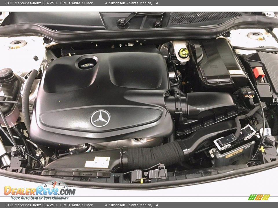 2016 Mercedes-Benz CLA 250 Cirrus White / Black Photo #9