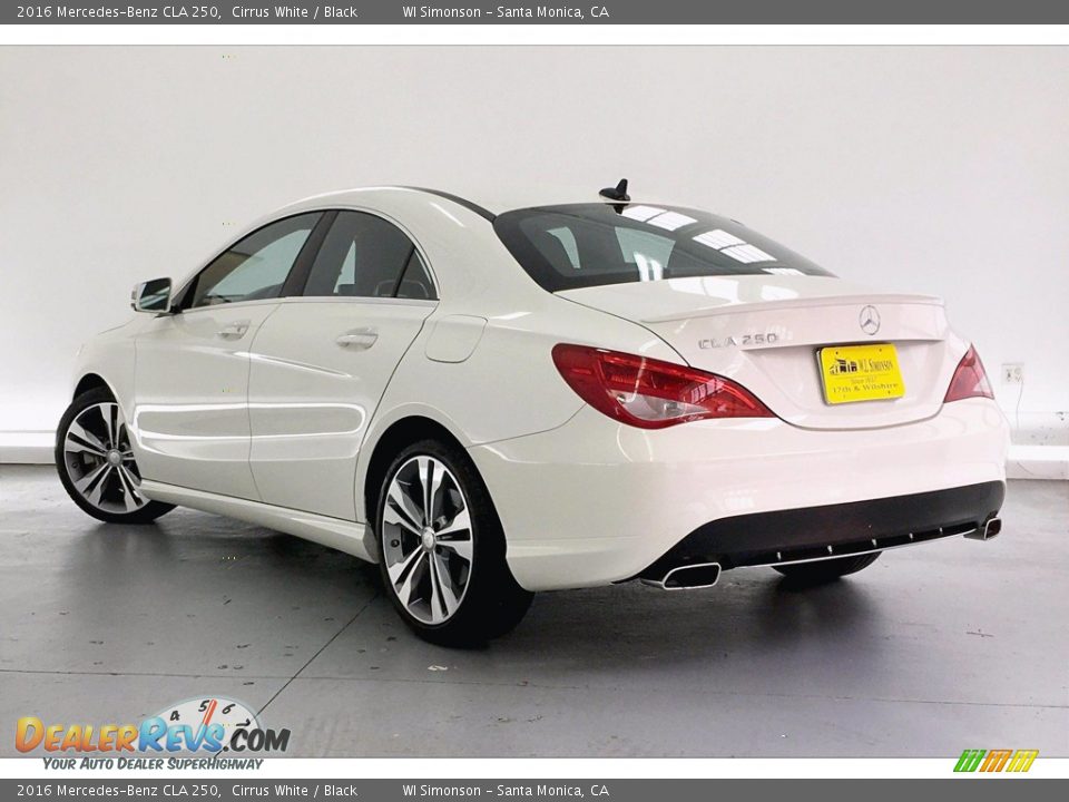 2016 Mercedes-Benz CLA 250 Cirrus White / Black Photo #10