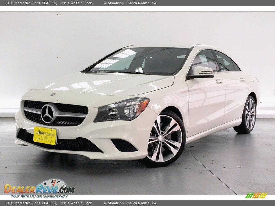 2016 Mercedes-Benz CLA 250 Cirrus White / Black Photo #12