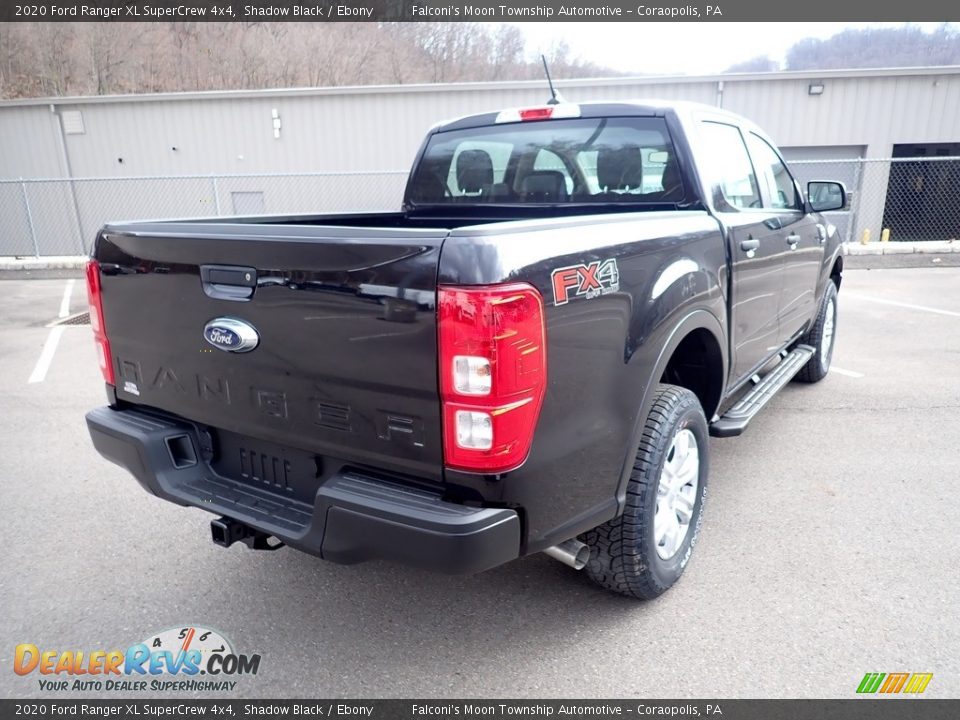 2020 Ford Ranger XL SuperCrew 4x4 Shadow Black / Ebony Photo #2