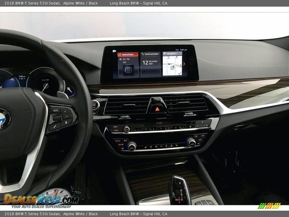2018 BMW 5 Series 530i Sedan Alpine White / Black Photo #5