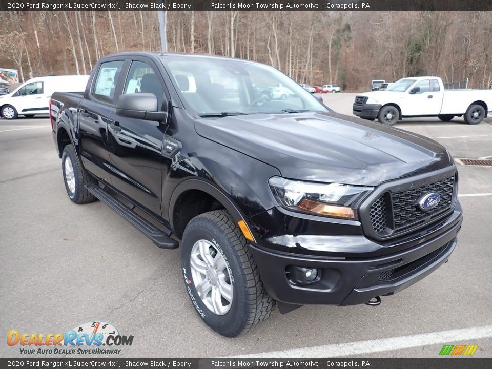 2020 Ford Ranger XL SuperCrew 4x4 Shadow Black / Ebony Photo #3