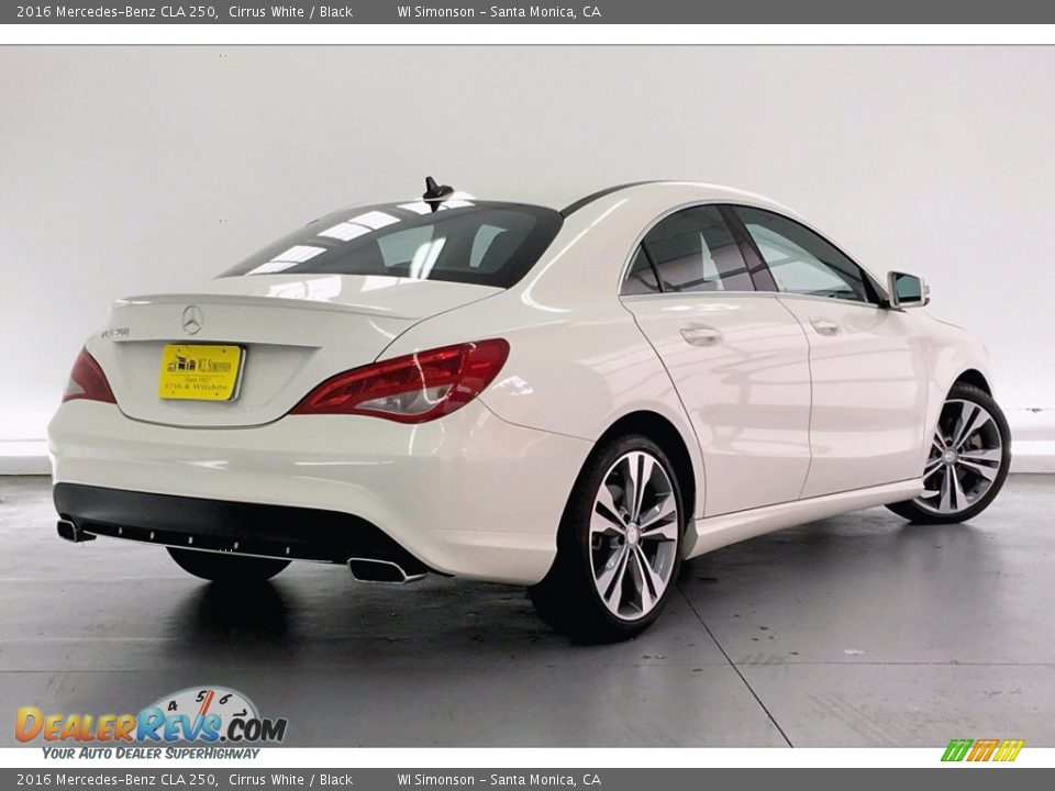 2016 Mercedes-Benz CLA 250 Cirrus White / Black Photo #16