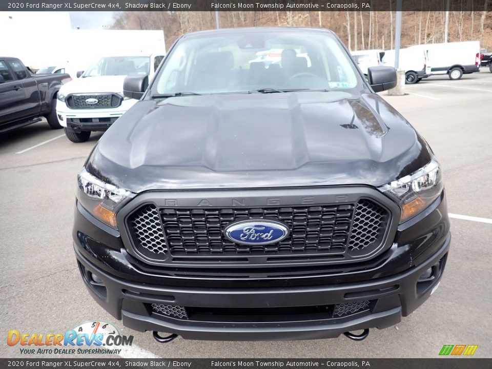 2020 Ford Ranger XL SuperCrew 4x4 Shadow Black / Ebony Photo #4
