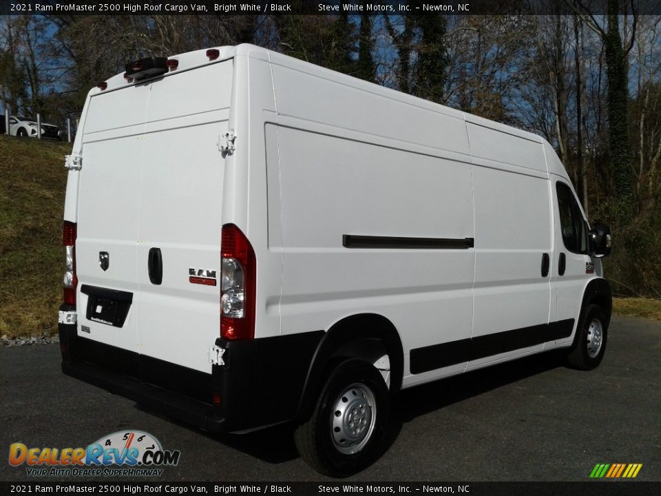 2021 Ram ProMaster 2500 High Roof Cargo Van Bright White / Black Photo #5