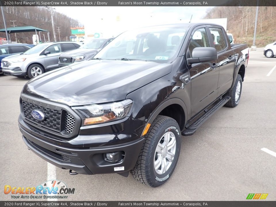 2020 Ford Ranger XL SuperCrew 4x4 Shadow Black / Ebony Photo #5
