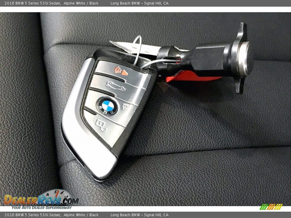 2018 BMW 5 Series 530i Sedan Alpine White / Black Photo #11