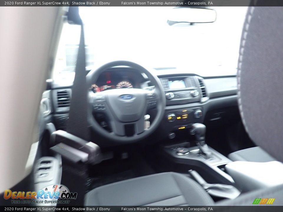 2020 Ford Ranger XL SuperCrew 4x4 Shadow Black / Ebony Photo #9