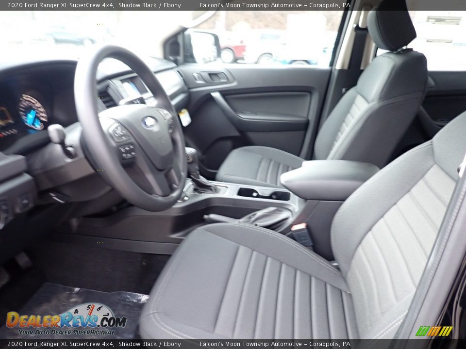 2020 Ford Ranger XL SuperCrew 4x4 Shadow Black / Ebony Photo #10