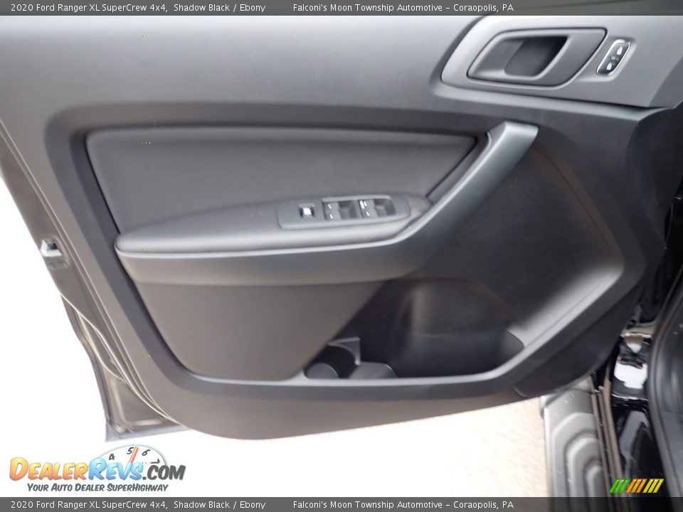 2020 Ford Ranger XL SuperCrew 4x4 Shadow Black / Ebony Photo #11