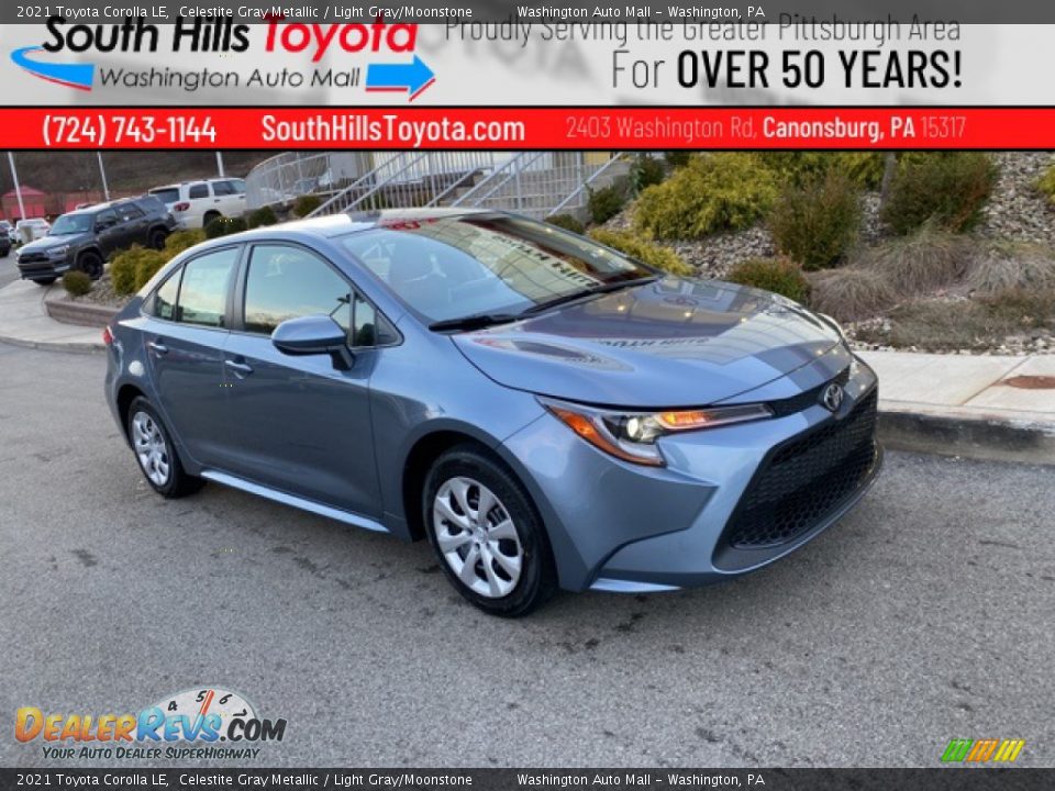 2021 Toyota Corolla LE Celestite Gray Metallic / Light Gray/Moonstone Photo #1