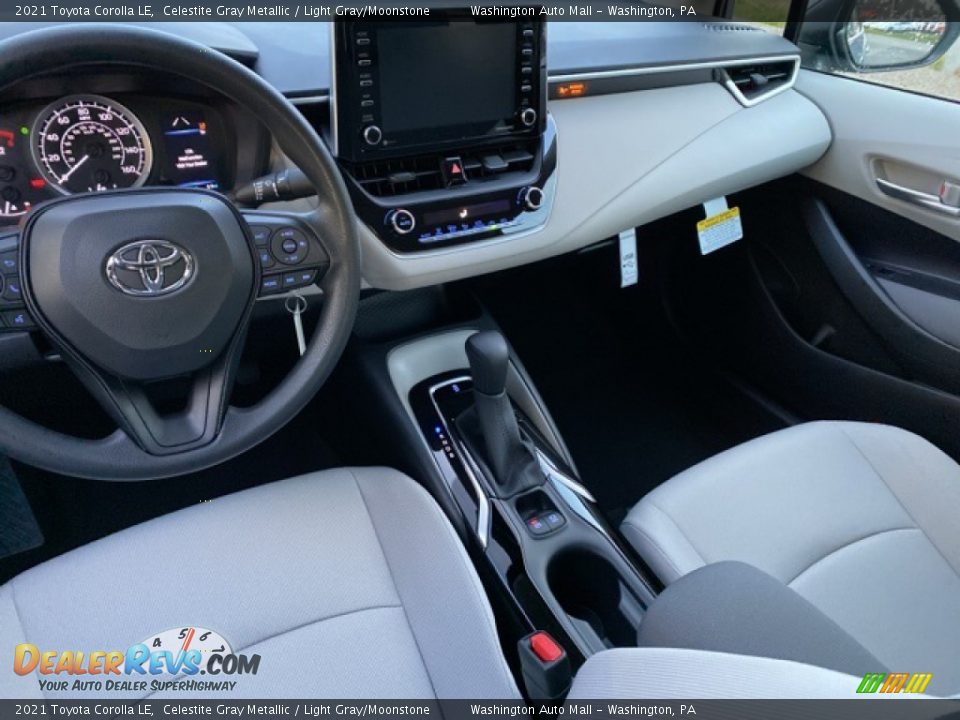 2021 Toyota Corolla LE Celestite Gray Metallic / Light Gray/Moonstone Photo #3