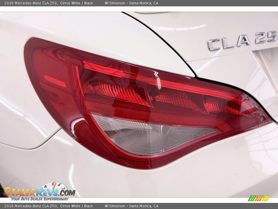 2016 Mercedes-Benz CLA 250 Cirrus White / Black Photo #26