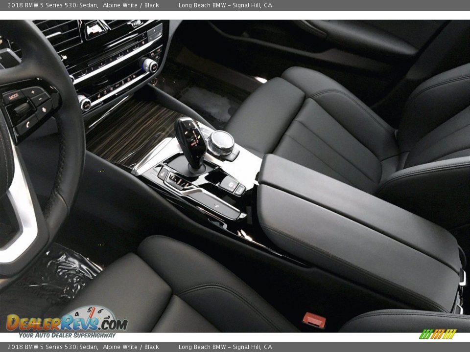 2018 BMW 5 Series 530i Sedan Alpine White / Black Photo #16