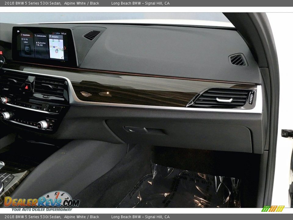2018 BMW 5 Series 530i Sedan Alpine White / Black Photo #22
