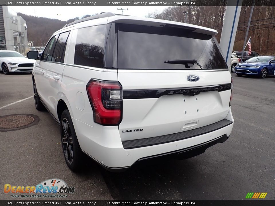 2020 Ford Expedition Limited 4x4 Star White / Ebony Photo #6