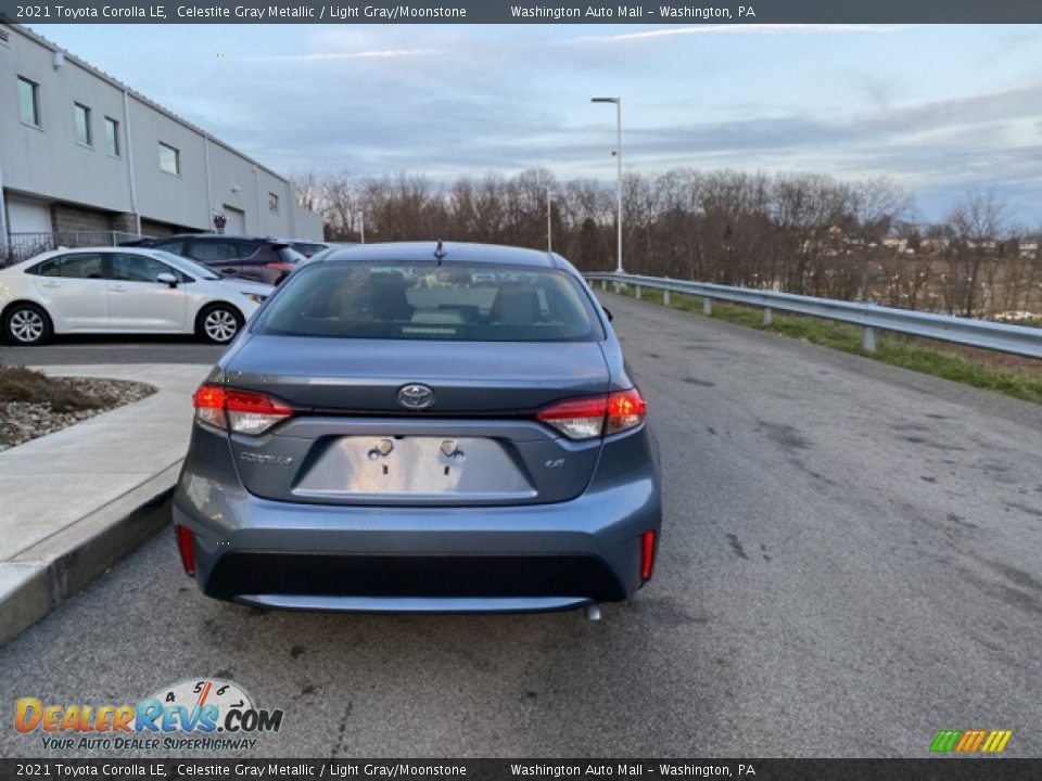 2021 Toyota Corolla LE Celestite Gray Metallic / Light Gray/Moonstone Photo #13