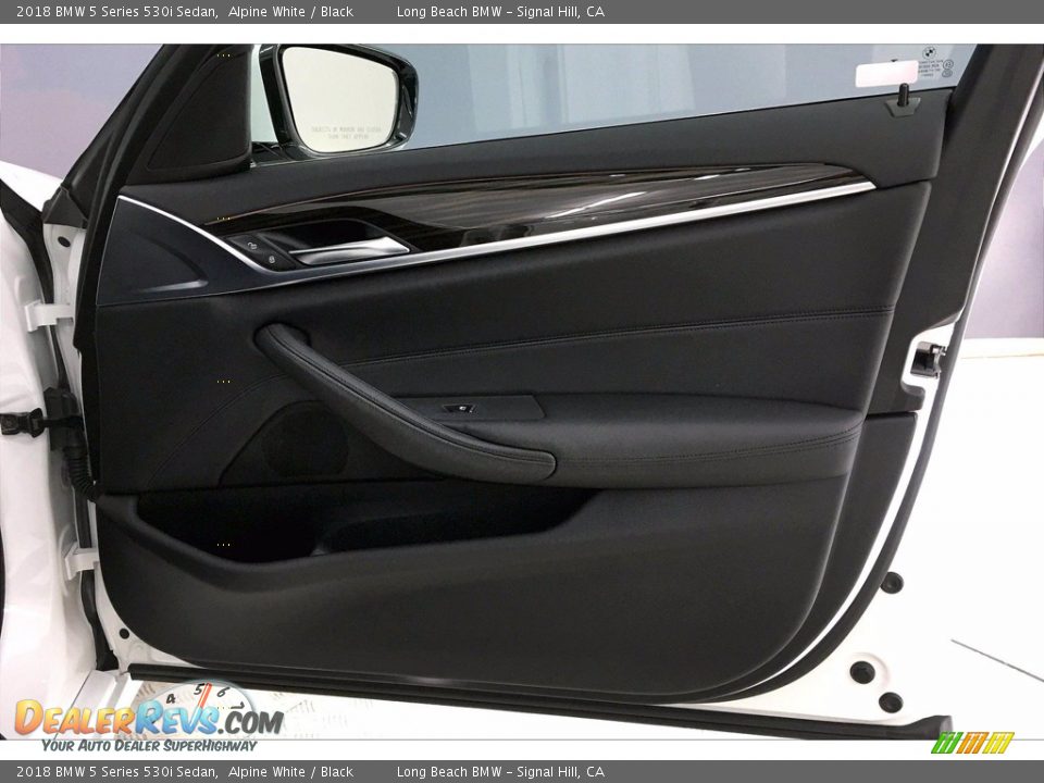2018 BMW 5 Series 530i Sedan Alpine White / Black Photo #24