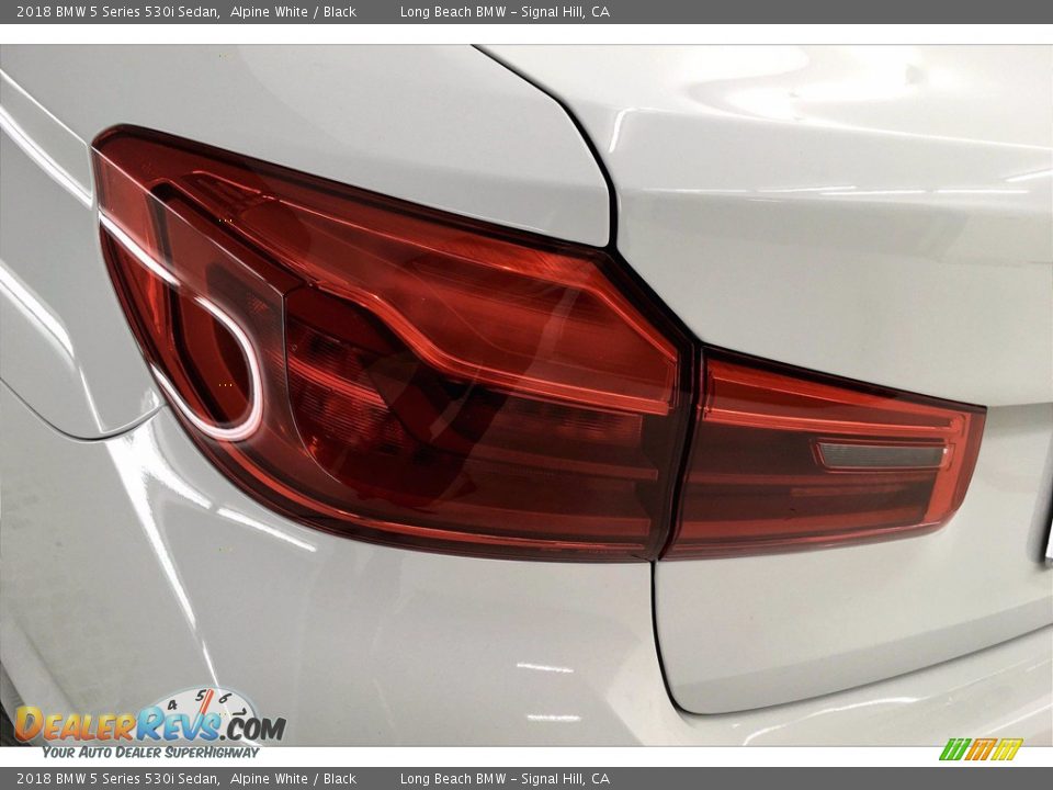 2018 BMW 5 Series 530i Sedan Alpine White / Black Photo #27