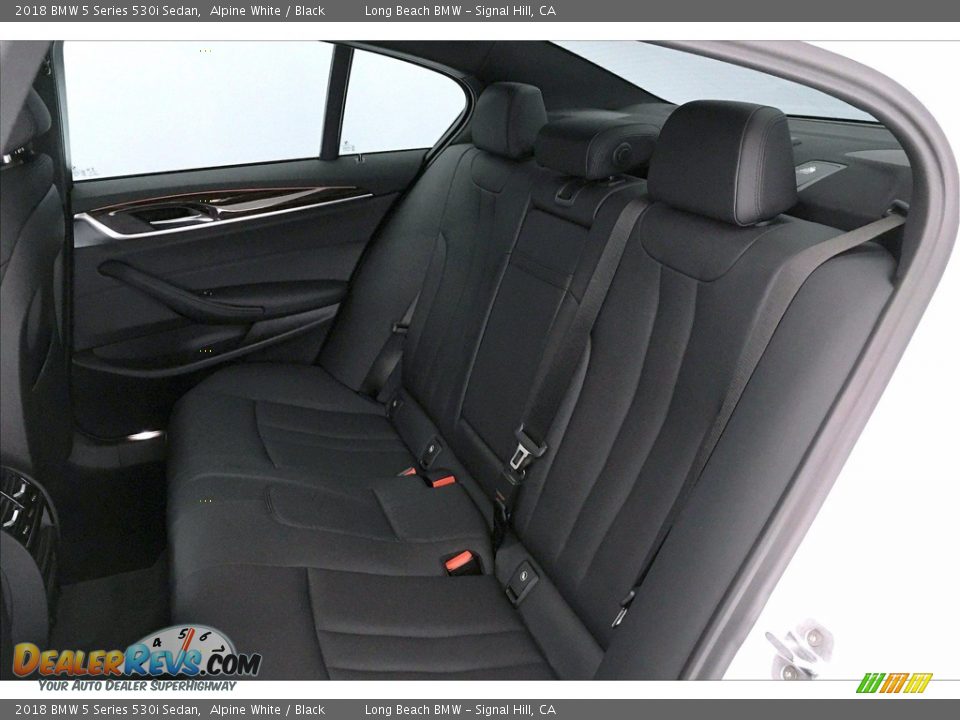 2018 BMW 5 Series 530i Sedan Alpine White / Black Photo #30