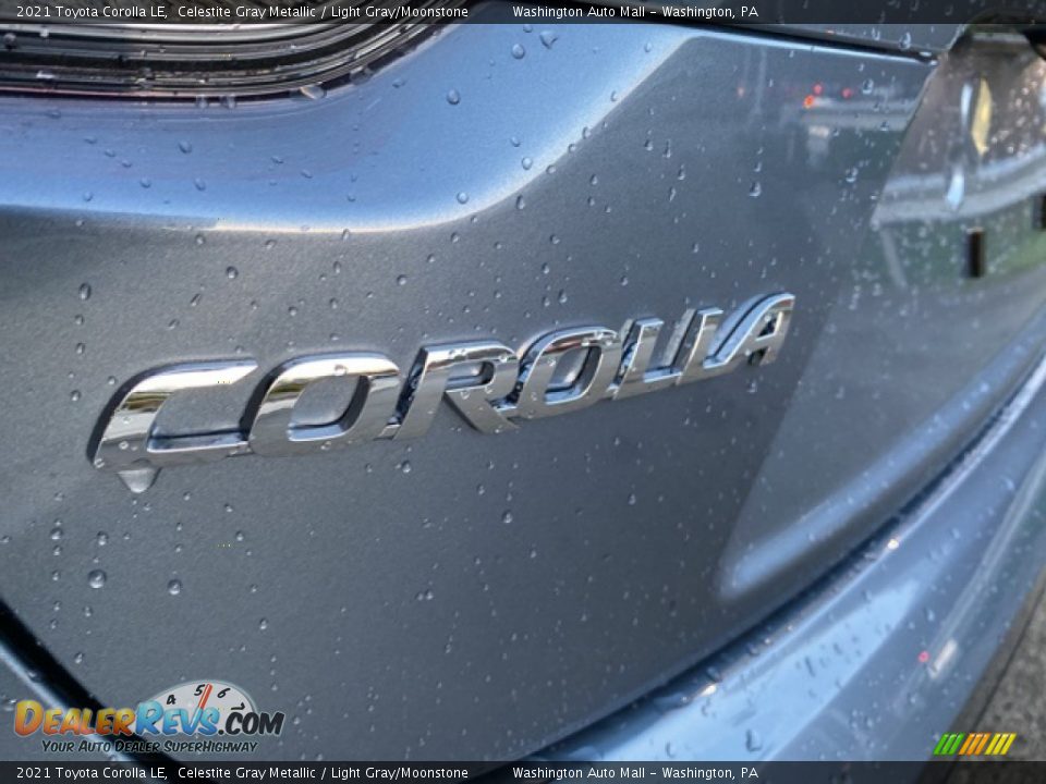 2021 Toyota Corolla LE Celestite Gray Metallic / Light Gray/Moonstone Photo #24