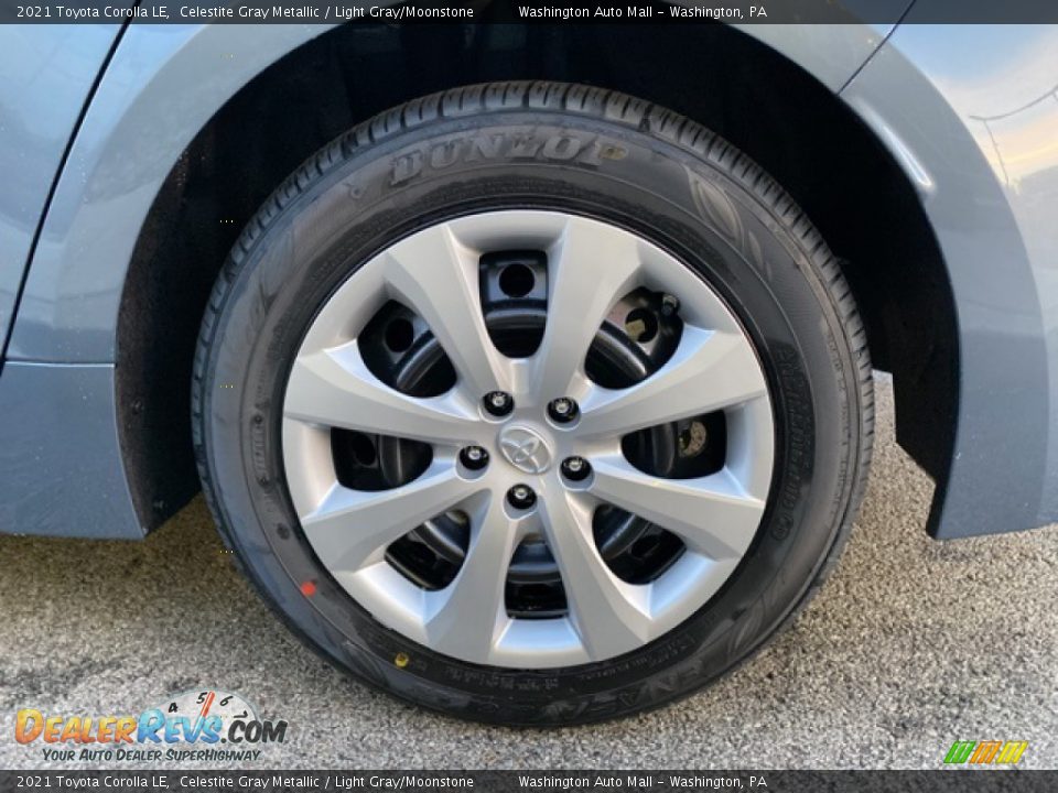 2021 Toyota Corolla LE Celestite Gray Metallic / Light Gray/Moonstone Photo #25