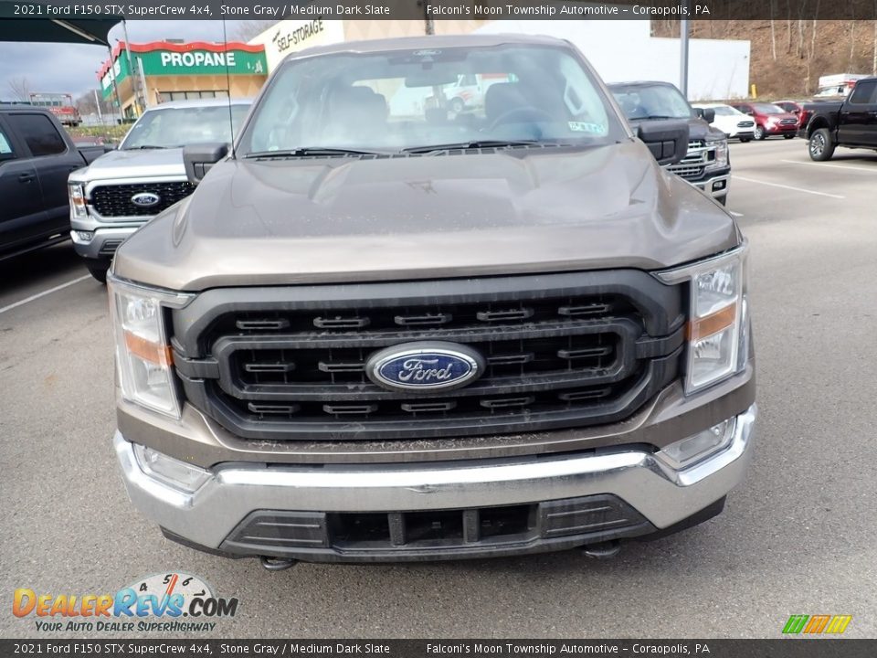 2021 Ford F150 STX SuperCrew 4x4 Stone Gray / Medium Dark Slate Photo #4