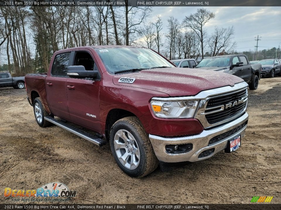 2021 Ram 1500 Big Horn Crew Cab 4x4 Delmonico Red Pearl / Black Photo #1