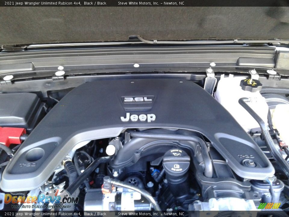 2021 Jeep Wrangler Unlimited Rubicon 4x4 Black / Black Photo #9
