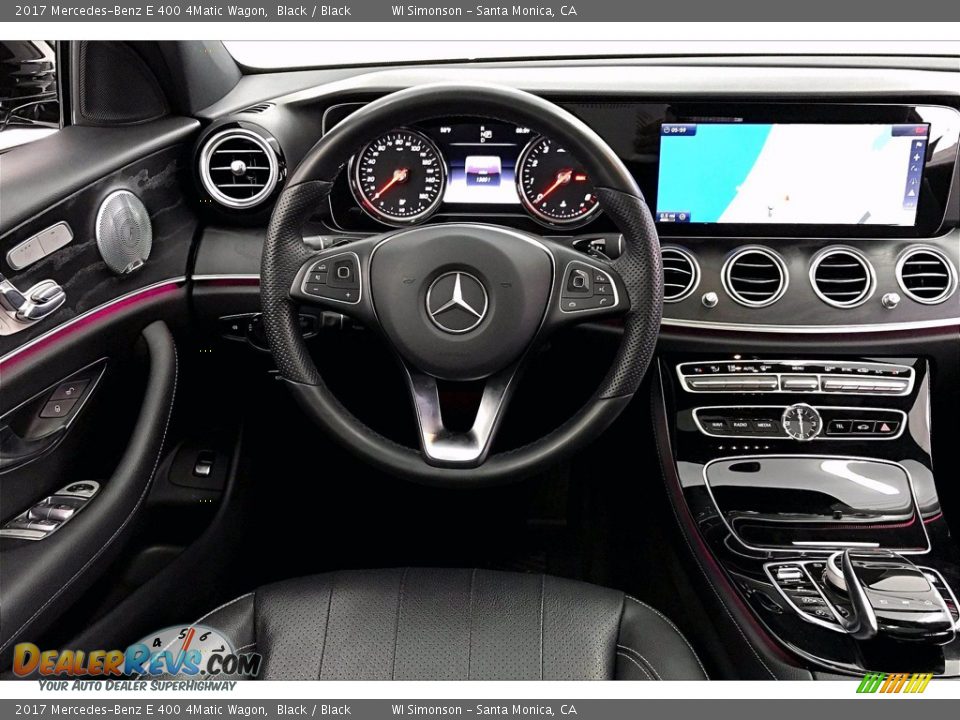2017 Mercedes-Benz E 400 4Matic Wagon Black / Black Photo #4