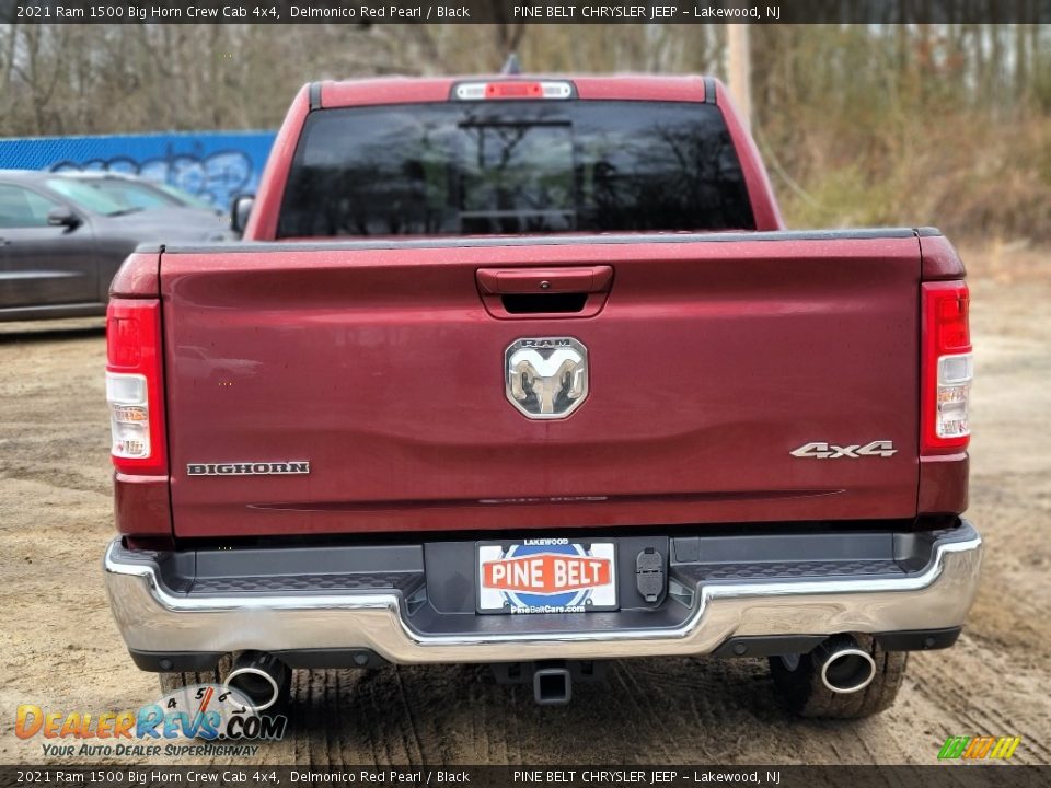 2021 Ram 1500 Big Horn Crew Cab 4x4 Delmonico Red Pearl / Black Photo #7