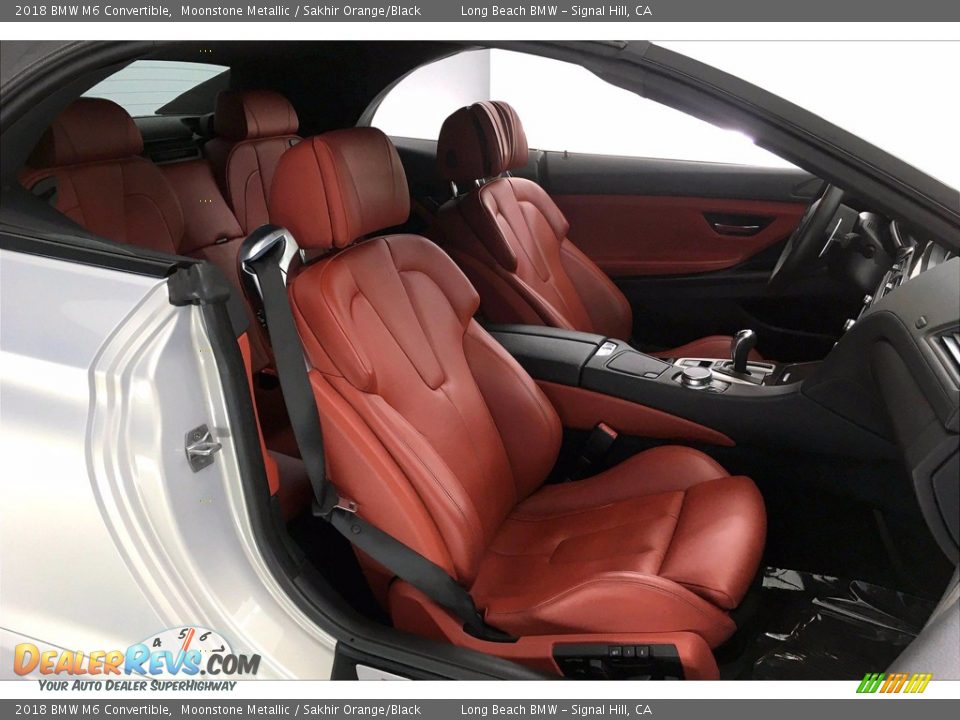 Sakhir Orange/Black Interior - 2018 BMW M6 Convertible Photo #6