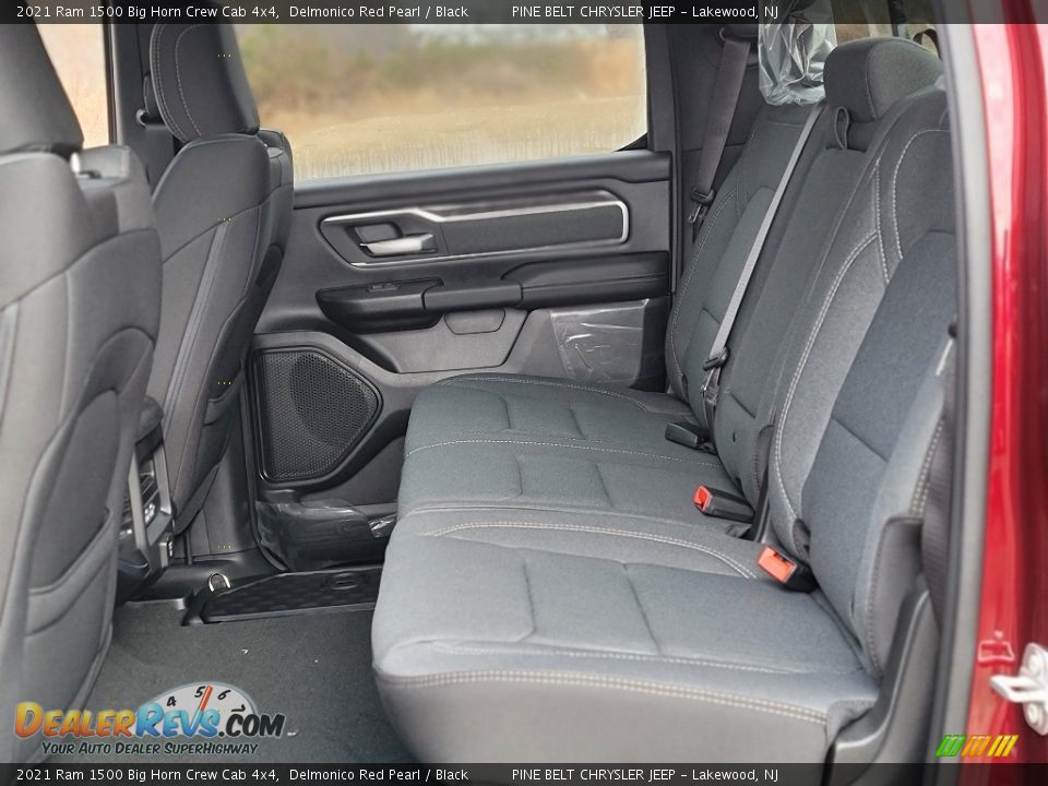 Rear Seat of 2021 Ram 1500 Big Horn Crew Cab 4x4 Photo #9