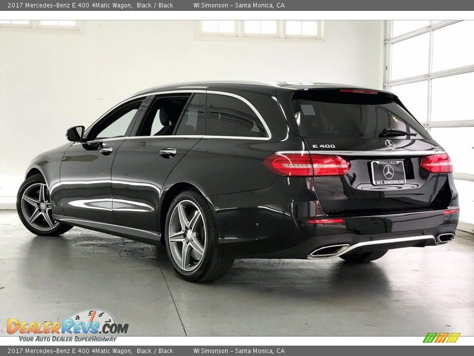 2017 Mercedes-Benz E 400 4Matic Wagon Black / Black Photo #10