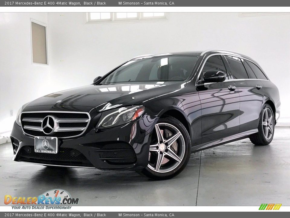 2017 Mercedes-Benz E 400 4Matic Wagon Black / Black Photo #12