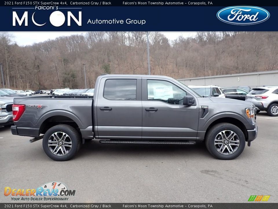 2021 Ford F150 STX SuperCrew 4x4 Carbonized Gray / Black Photo #1