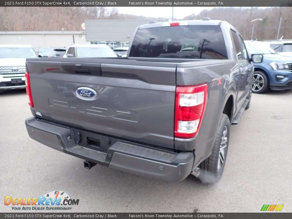 2021 Ford F150 STX SuperCrew 4x4 Carbonized Gray / Black Photo #2