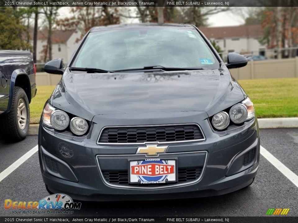 2015 Chevrolet Sonic LT Hatchback Ashen Gray Metallic / Jet Black/Dark Titanium Photo #2